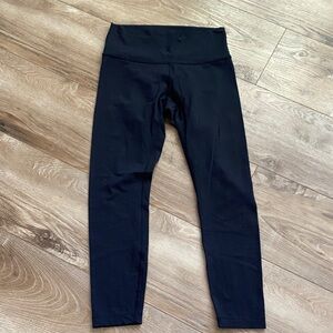 Lululemon 25 inch Midnight Black Leggings